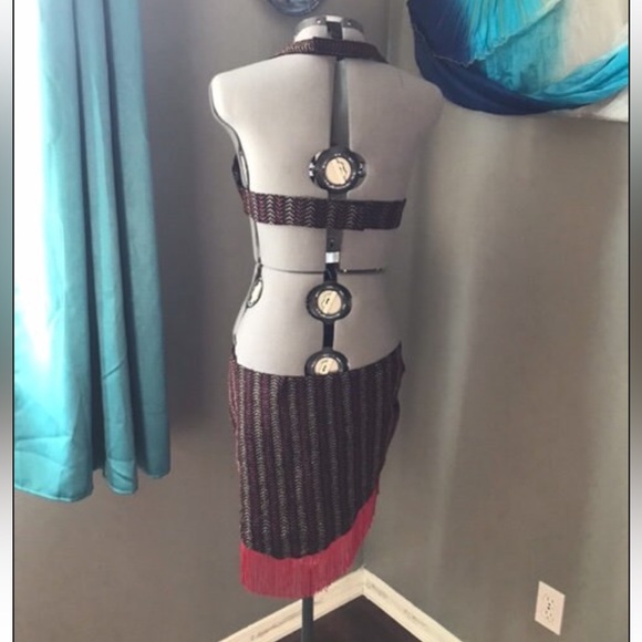 Handmade Belly Dance Costume 36B. Designed for New Dancer - Picture 4 of 9